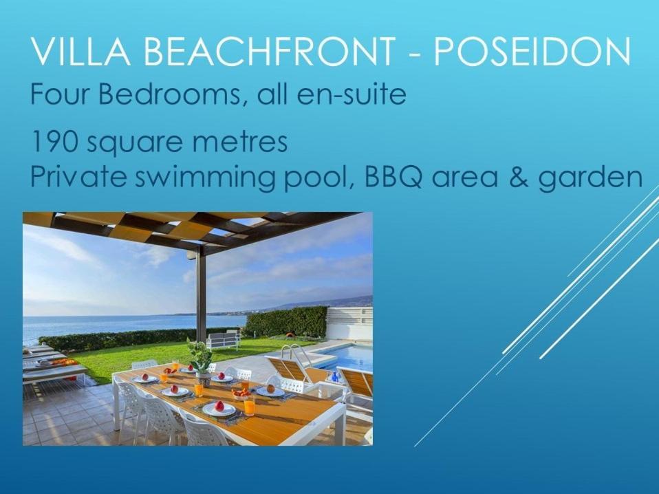 Blue Coral Beach Villas Three Exclusive Villas - Poseidon - Nautilus - Oceanos - And - Baby Coral Bungalow Coral Bay Exterior photo